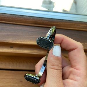 Kendra Scott black druzy bracelet
